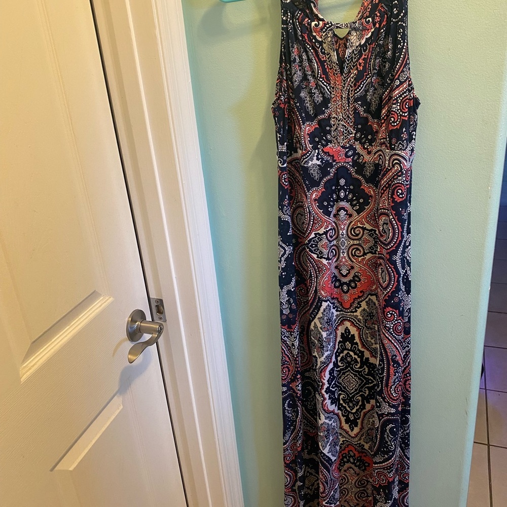 INC Tight fitting Maxi Dress P/S